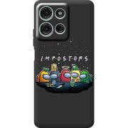 Чорний чохол BoxFace Motorola Moto G56 Among Us Impostors