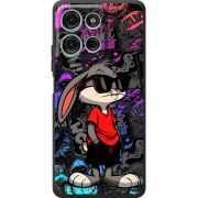 Чорний чохол BoxFace Motorola Moto G56 Малий вухань