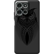 Чорний чохол BoxFace Motorola Moto G56 Owl