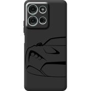 Чорний чохол BoxFace Motorola Moto G56 Sportcar