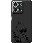 Чорний чохол BoxFace Motorola Moto G56 