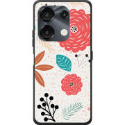 Чохол BoxFace Umidigi G9 Line Flowers