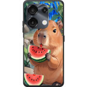 Чохол BoxFace Umidigi G9 Капібара з кавуном