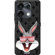 Чорний чохол BoxFace Umidigi G9 looney bunny