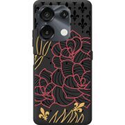 Чорний чохол BoxFace Umidigi G9 FranceFlowers