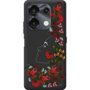 Чорний чохол BoxFace Umidigi G9 3D Ukrainian Muse