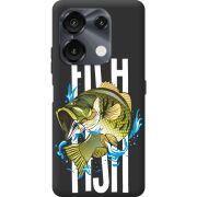 Чорний чохол BoxFace Umidigi G9 Fish