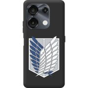 Чорний чохол BoxFace Umidigi G9 Атака Титанов Крылья Свободы