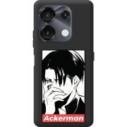 Чорний чохол BoxFace Umidigi G9 Attack On Titan - Ackerman