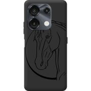 Чорний чохол BoxFace Umidigi G9 Horse