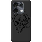 Чорний чохол BoxFace Umidigi G9 Skull and Roses