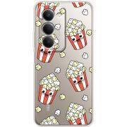 Прозорий чохол BoxFace Xiaomi Redmi 15 171 mm с 3D-глазками Popcorn