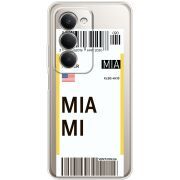 Прозорий чохол BoxFace Xiaomi Redmi 15 171 mm Ticket Miami
