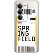 Прозорий чохол BoxFace Xiaomi Redmi 15 171 mm Ticket Springfield