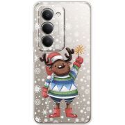 Прозорий чохол BoxFace Xiaomi Redmi 15 171 mm Christmas Deer with Snow