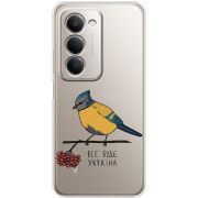 Прозорий чохол BoxFace Xiaomi Redmi 15 171 mm Синиця і калина