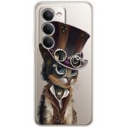 Прозорий чохол BoxFace Xiaomi Redmi 15 171 mm Steampunk Cat