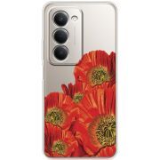 Прозорий чохол BoxFace Xiaomi Redmi 15 171 mm Red Poppies