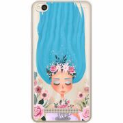 Прозрачный чехол Uprint Xiaomi Redmi 4A Blue Hair