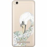 Прозрачный чехол Uprint Xiaomi Redmi 4A Swan
