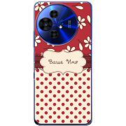 Чохол BoxFace TCL 50 Pro NxtPaper 5G Именной Polka Dots