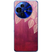 Чохол BoxFace TCL 50 Pro NxtPaper 5G Gold Leaves