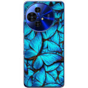 Чохол BoxFace TCL 50 Pro NxtPaper 5G лазурные бабочки