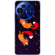 Чохол BoxFace TCL 50 Pro NxtPaper 5G Fox-Astronauts