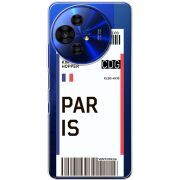 Прозорий чохол BoxFace TCL 50 Pro NxtPaper 5G Ticket Paris