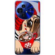 Прозорий чохол BoxFace TCL 50 Pro NxtPaper 5G Winter Puggy