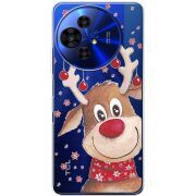 Прозорий чохол BoxFace TCL 50 Pro NxtPaper 5G Winter Deer