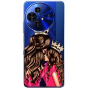 Прозорий чохол BoxFace TCL 50 Pro NxtPaper 5G Queen and Princess