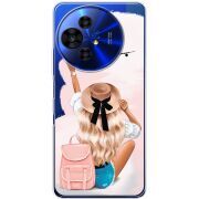 Прозорий чохол BoxFace TCL 50 Pro NxtPaper 5G Travel Girl