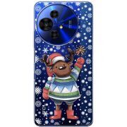 Прозорий чохол BoxFace TCL 50 Pro NxtPaper 5G Christmas Deer with Snow