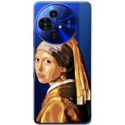 Прозорий чохол BoxFace TCL 50 Pro NxtPaper 5G Девушка с жемчужной серёжкой