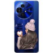 Прозорий чохол BoxFace TCL 50 Pro NxtPaper 5G love is in the air