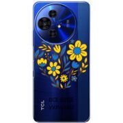 Прозорий чохол BoxFace TCL 50 Pro NxtPaper 5G Все буде Україна