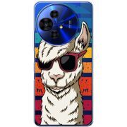 Прозорий чохол BoxFace TCL 50 Pro NxtPaper 5G Стильна Лама