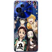 Прозорий чохол BoxFace TCL 50 Pro NxtPaper 5G Незуко та друзі