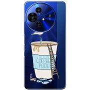Прозорий чохол BoxFace TCL 50 Pro NxtPaper 5G Segull in Cofee Pool