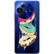 Прозорий чохол BoxFace TCL 50 Pro NxtPaper 5G Donuts