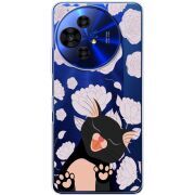 Прозорий чохол BoxFace TCL 50 Pro NxtPaper 5G Meow