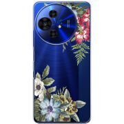 Прозорий чохол BoxFace TCL 50 Pro NxtPaper 5G Floral