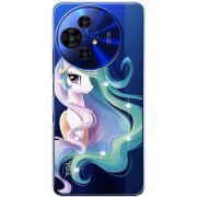 Чохол зі стразами TCL 50 Pro NxtPaper 5G Unicorn Queen