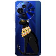 Чохол зі стразами TCL 50 Pro NxtPaper 5G Egipet Cat