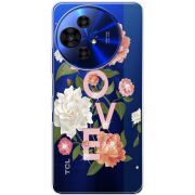 Чохол зі стразами TCL 50 Pro NxtPaper 5G Love