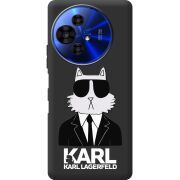 Чорний чохол BoxFace TCL 50 Pro NxtPaper 5G Cat in Black