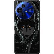 Чорний чохол BoxFace TCL 50 Pro NxtPaper 5G Wolf