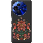 Чорний чохол BoxFace TCL 50 Pro NxtPaper 5G Ukrainian Ornament