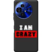 Чорний чохол BoxFace TCL 50 Pro NxtPaper 5G I'm Crazy